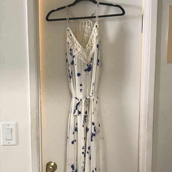 Anthropologie Inkdrop Midi Dress - Picture 5 of 8